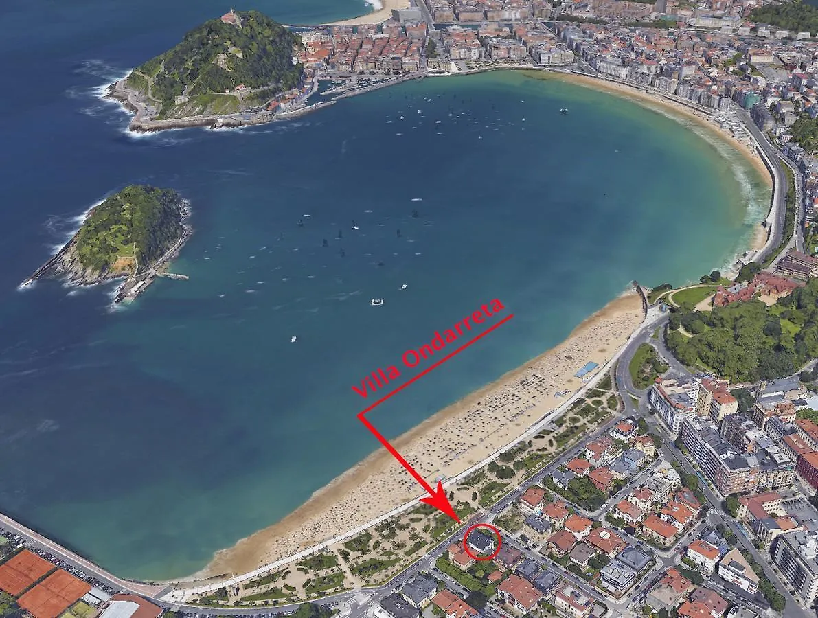 Villa Ondarreta San Sebastián Spanyolország